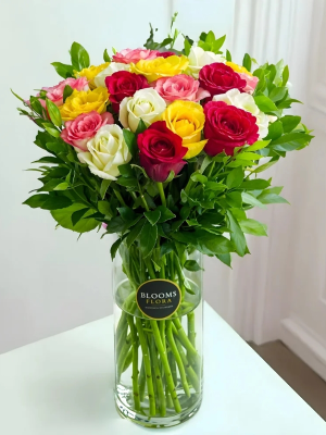  Antalya Florists - Colorful Roses in a Vase